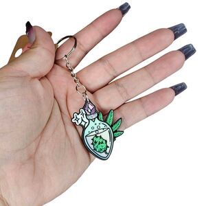 420 Bud Acrylic Keychain